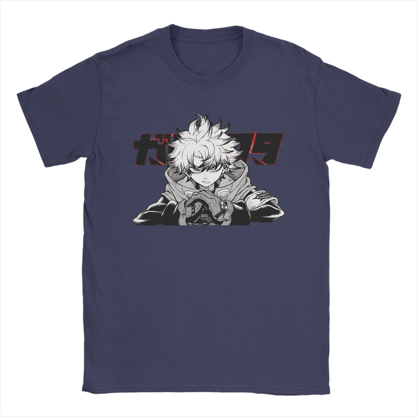 Gachiakuta Rudo “Underground Resolve” Navy Blue T-Shirt