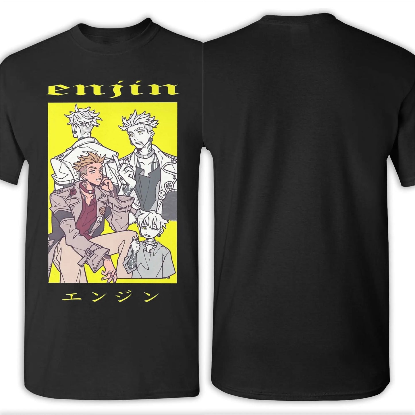 Gachiakuta Enjin Army Green T-Shirt