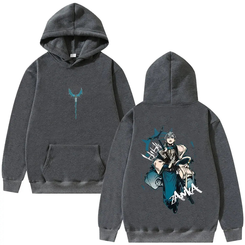 Gachiakuta The Power of Zanka Nijiku Dark Grey Hoodie