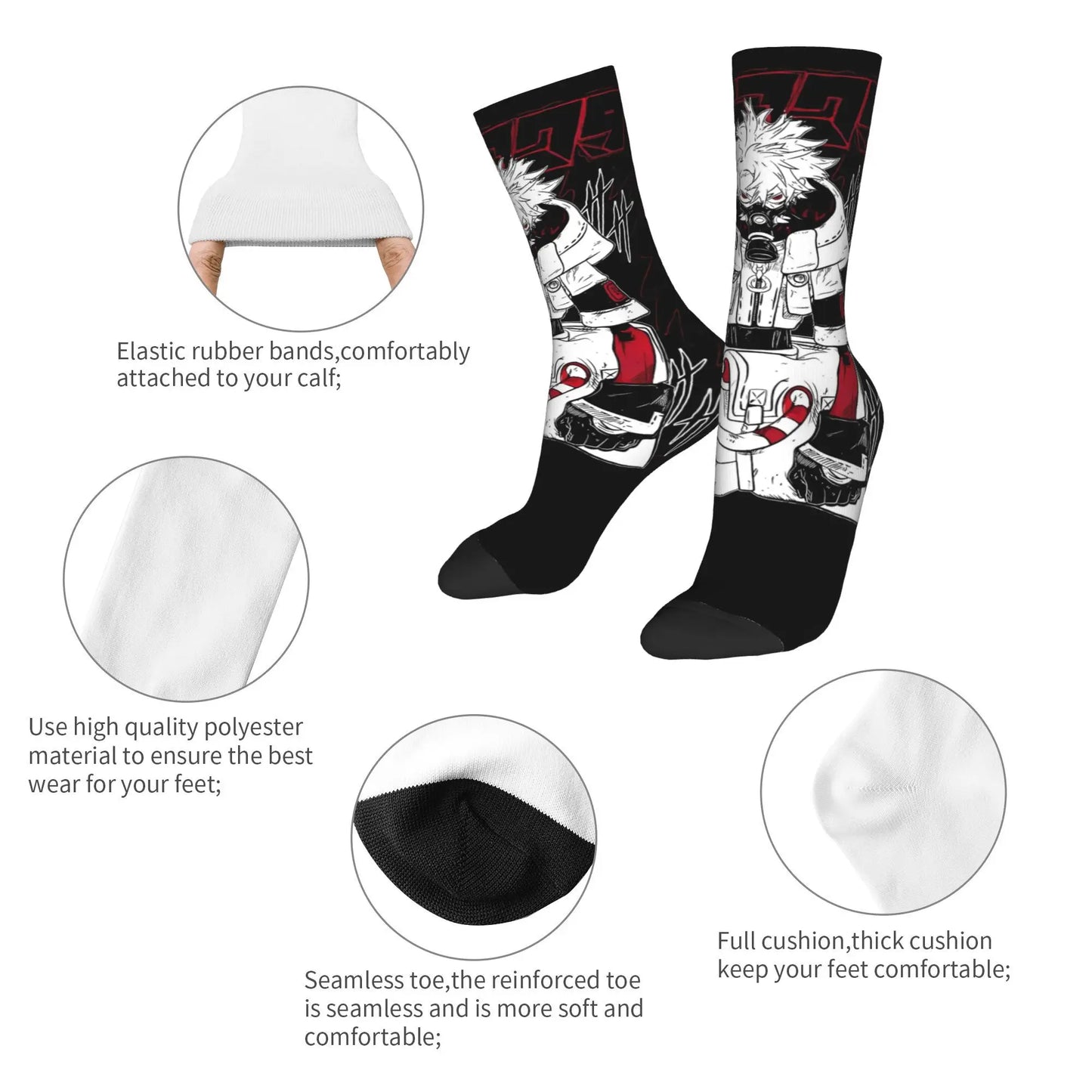 Gachiakuta Rudo Anime Socks – Purple