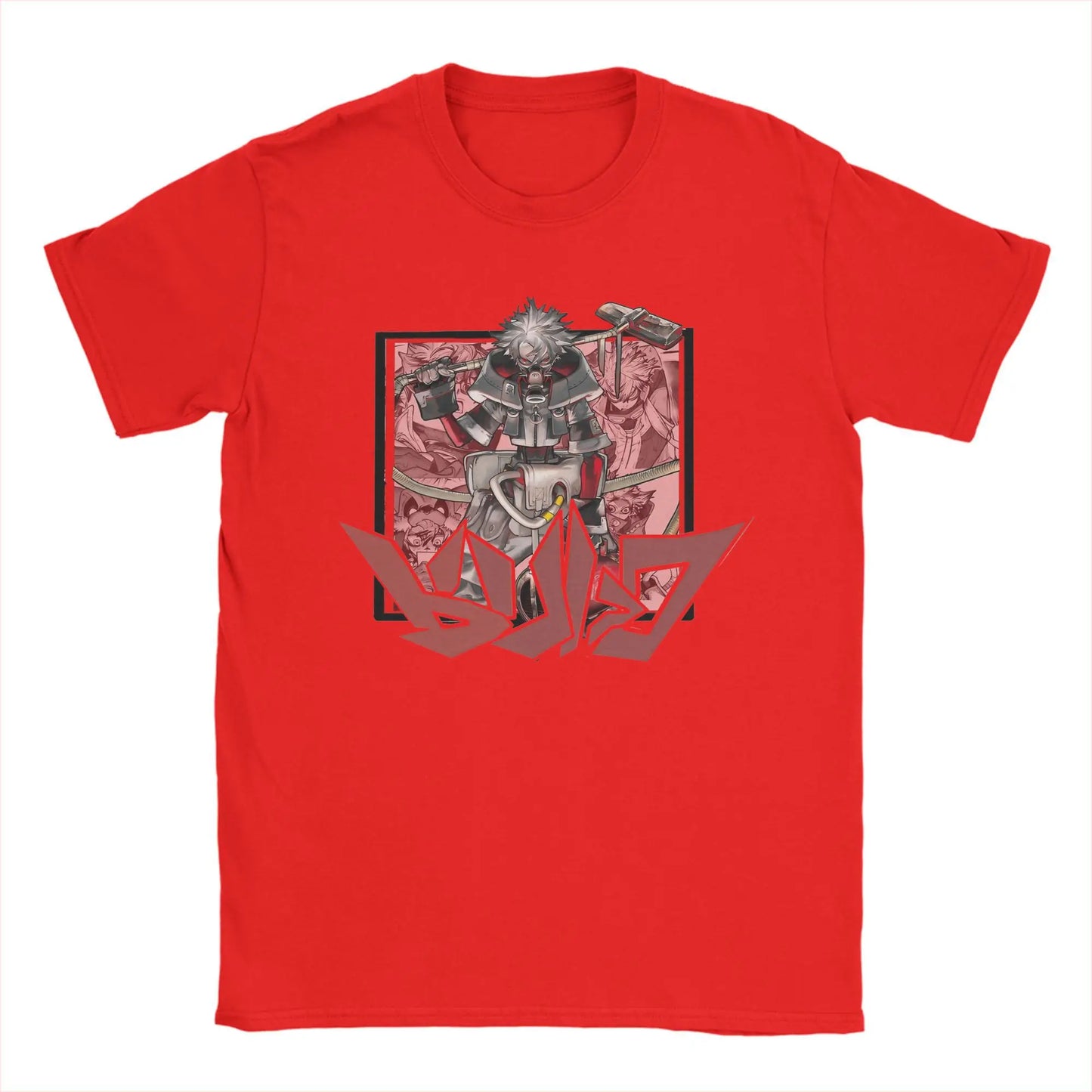 Rudo Surebrec Gachiakuta Anime Red T-Shirt