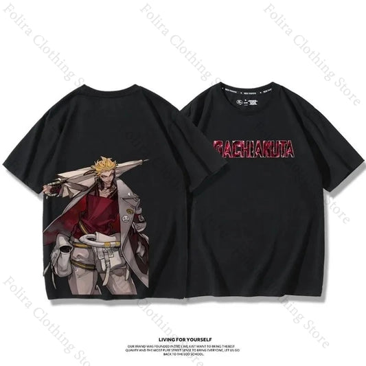 Enjin Gachiakuta Black Oversized T-Shirt