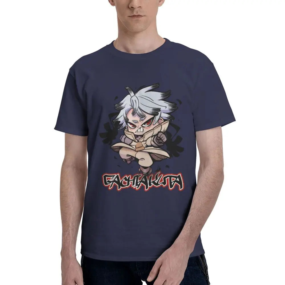 Gachiakuta Rudo Surebrec T-Shirt – Navy Blue Chibi