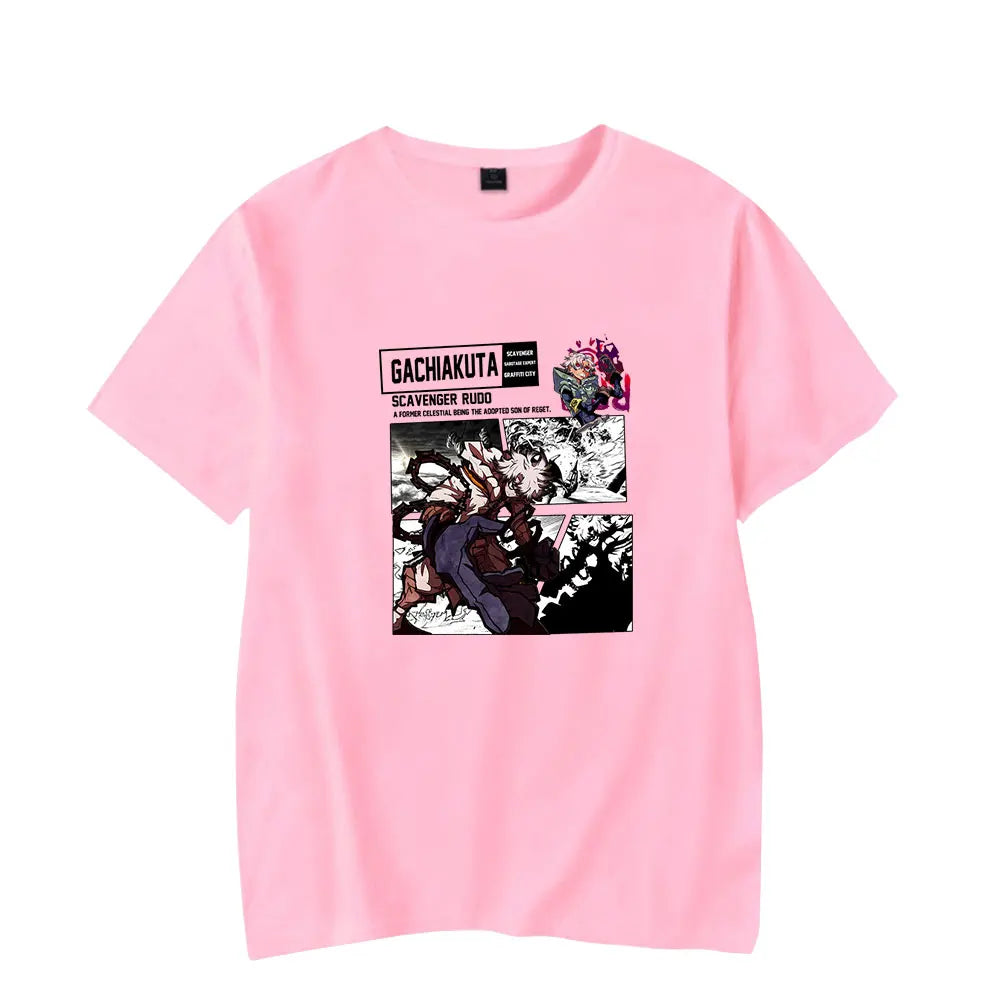 Gachiakuta Scavenger Rudo T-Shirt – Pink