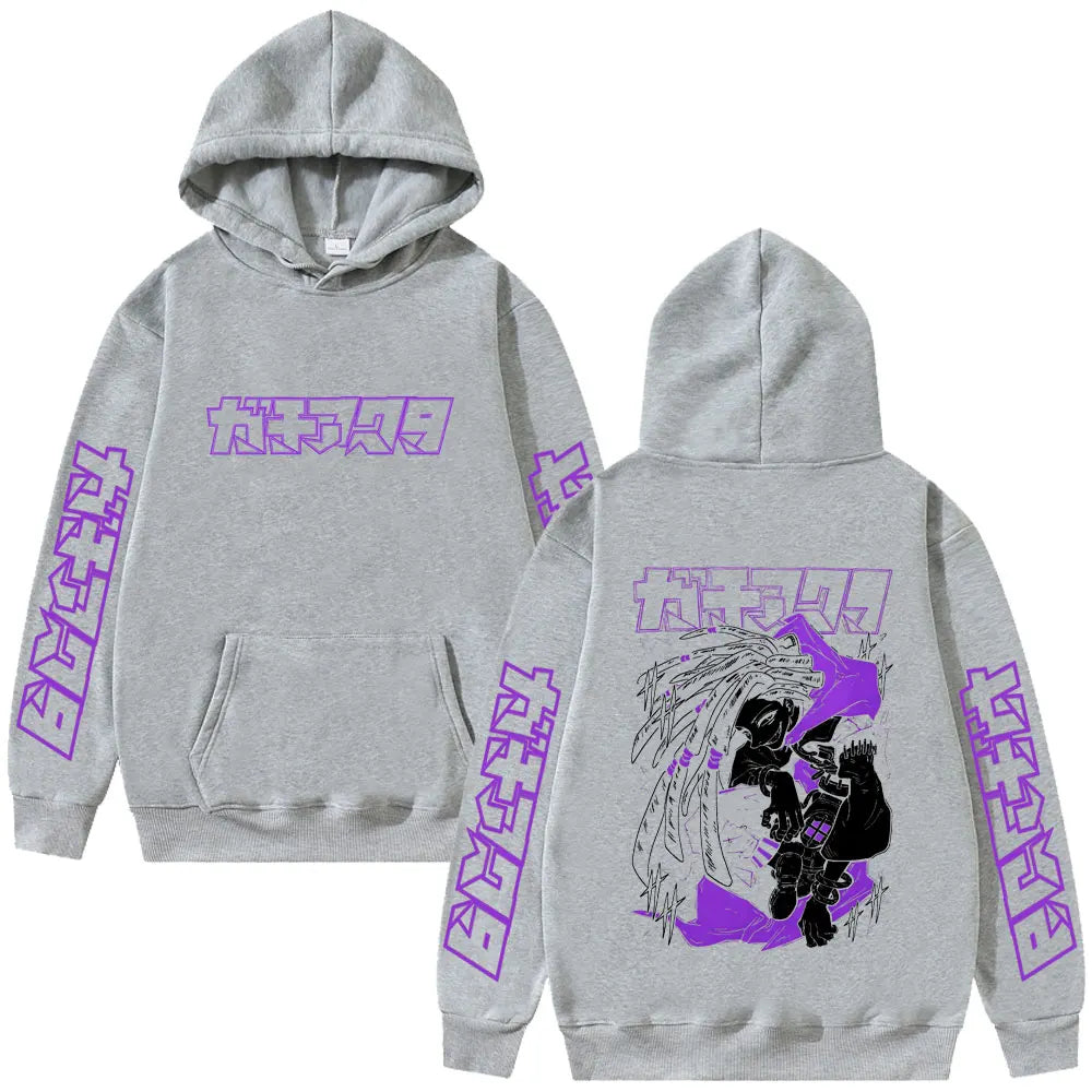 Anime Gachiakuta Jabber Wonger Gray Hoodie
