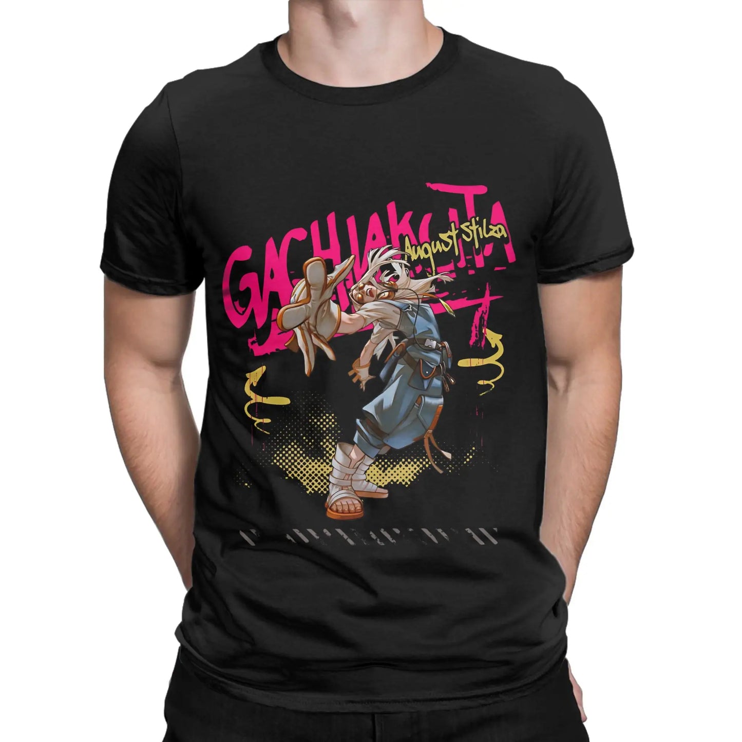 Rudo Surebrec Gachiakuta Anime Streetwear Navy Blue T-Shirt