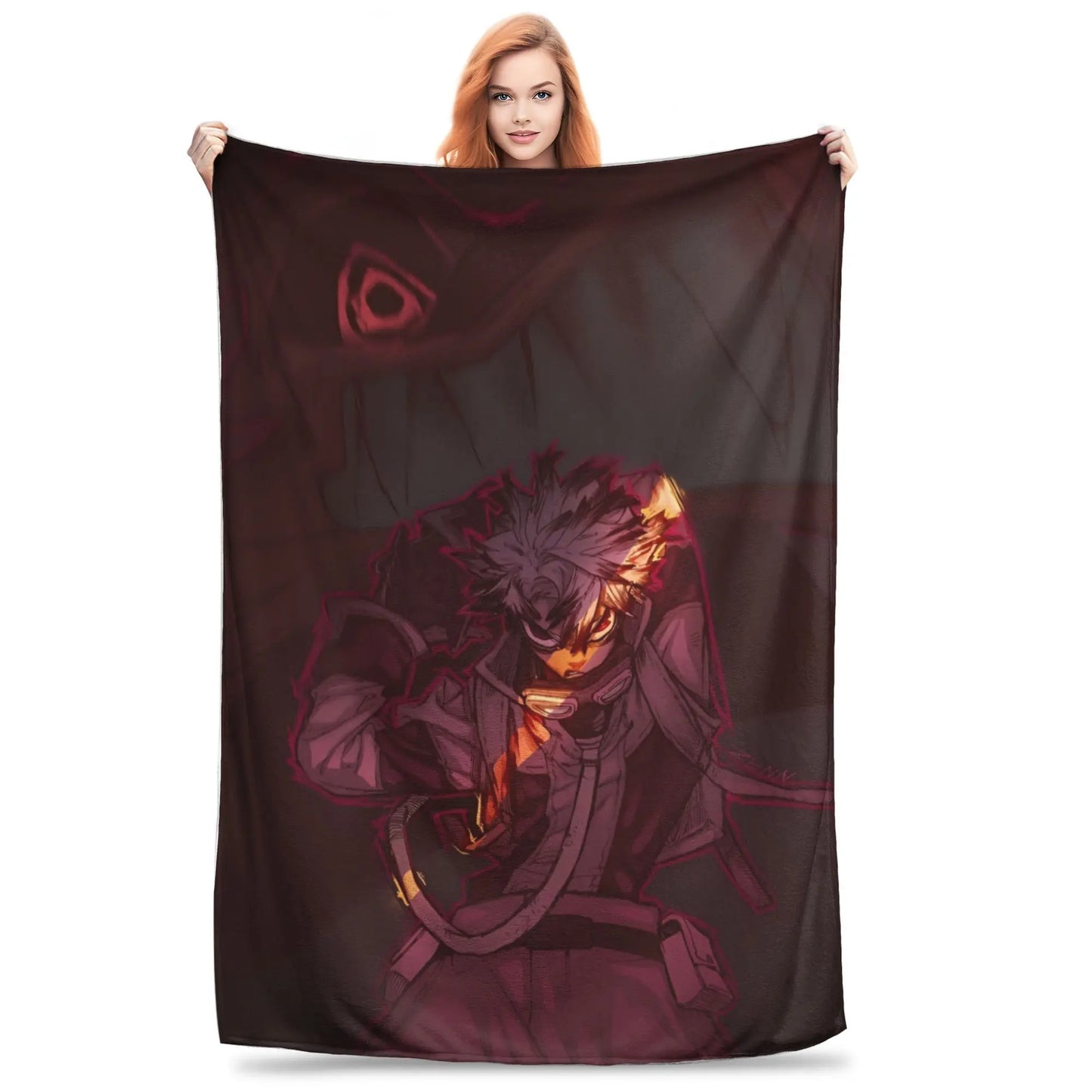 Gachiakuta Rudo Dark Fleece Blanket