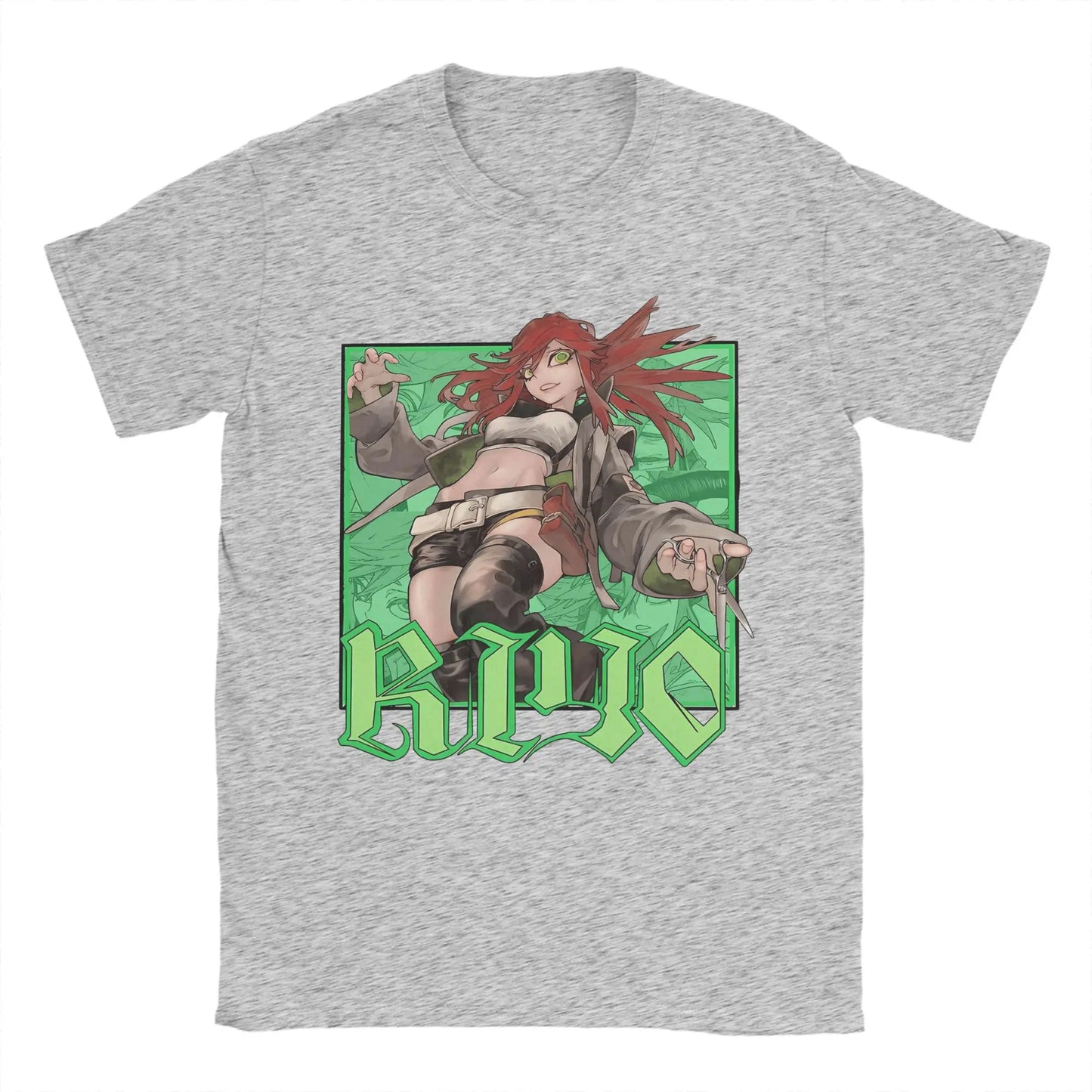 Anime Gachiakuta Riyo Reaper Gray T-Shirt