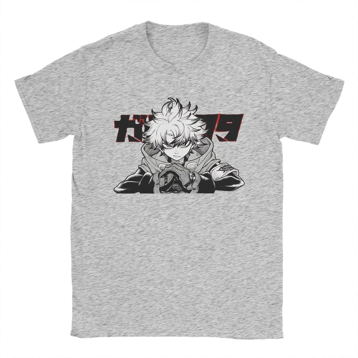 Gachiakuta Rudo “Underground Resolve” Gray T-Shirt