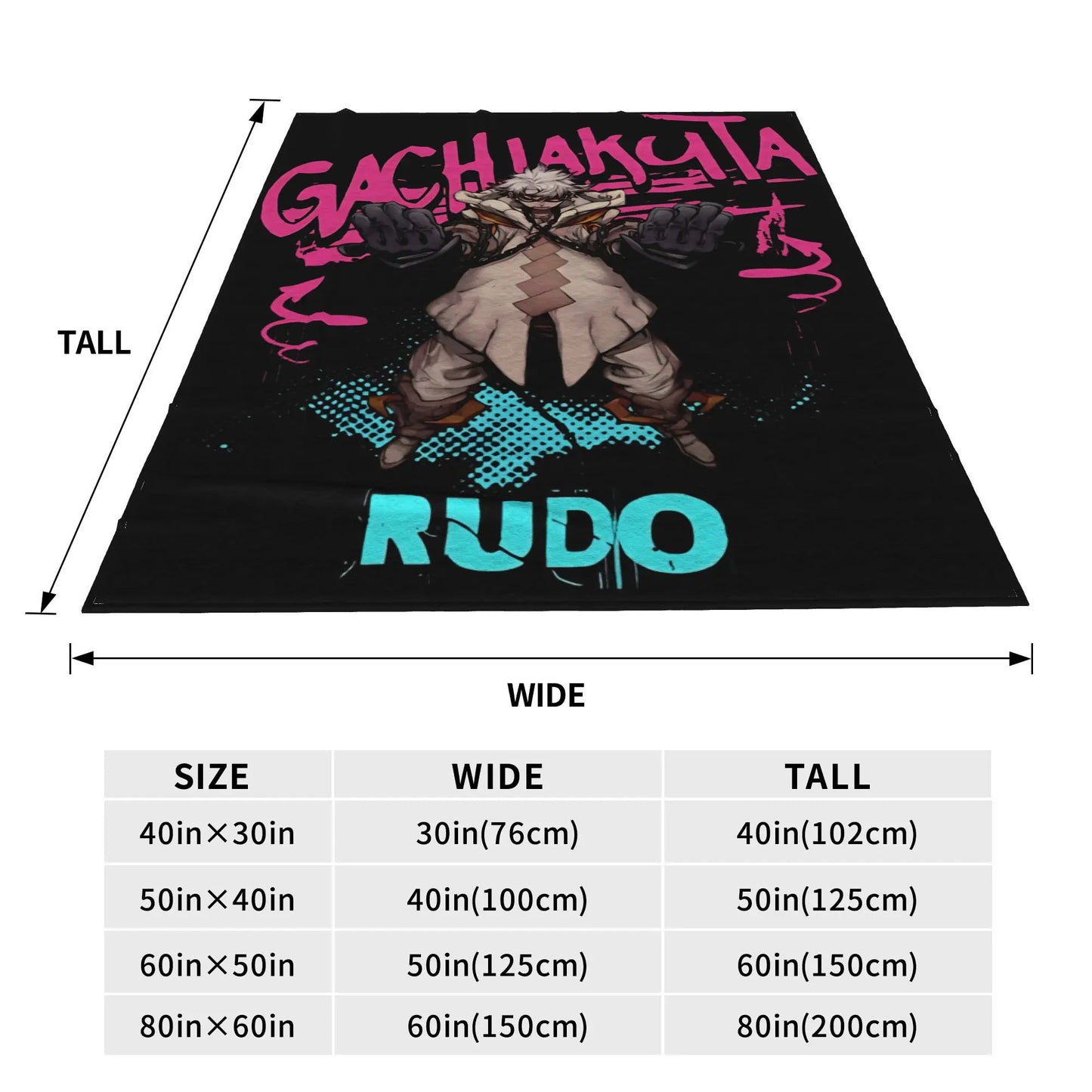 Rudo Surebrec Gachiakuta Anime Black Blanket