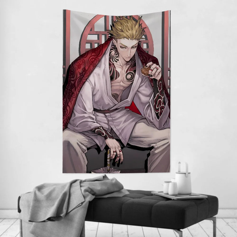 Enjin Gachiakuta Tapestry – Throne Pose