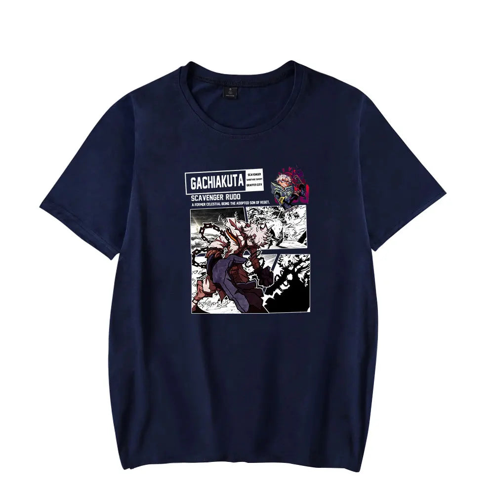 Gachiakuta Scavenger Rudo T-Shirt – Navy Blue