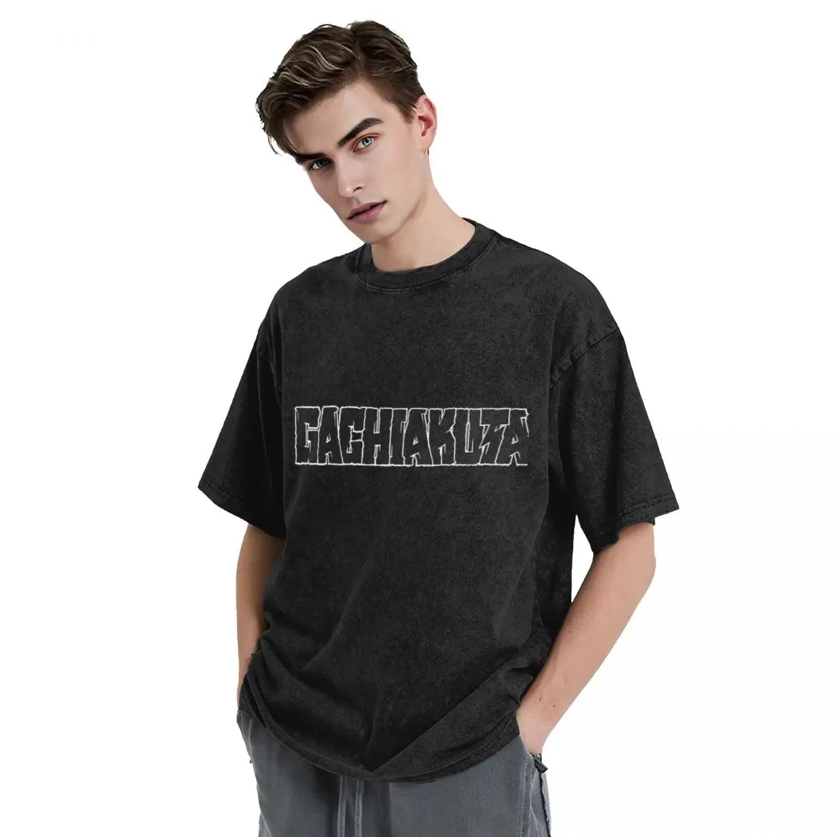 Gachiakuta Vintage Logo Black T-Shirt