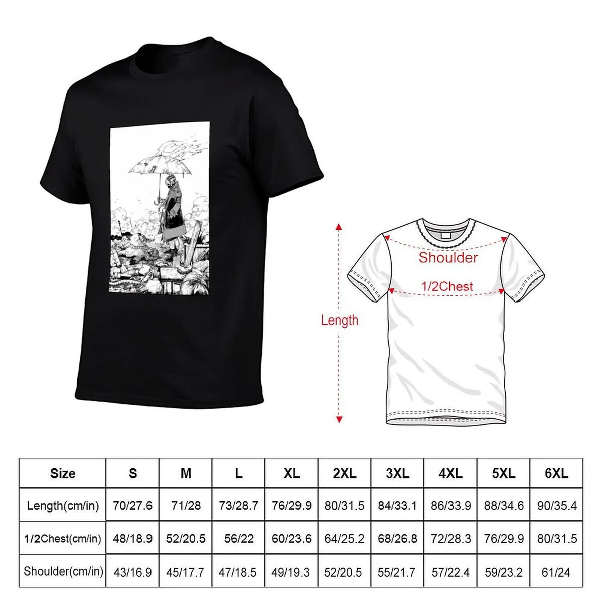Manga Enjin White T-Shirt Manga