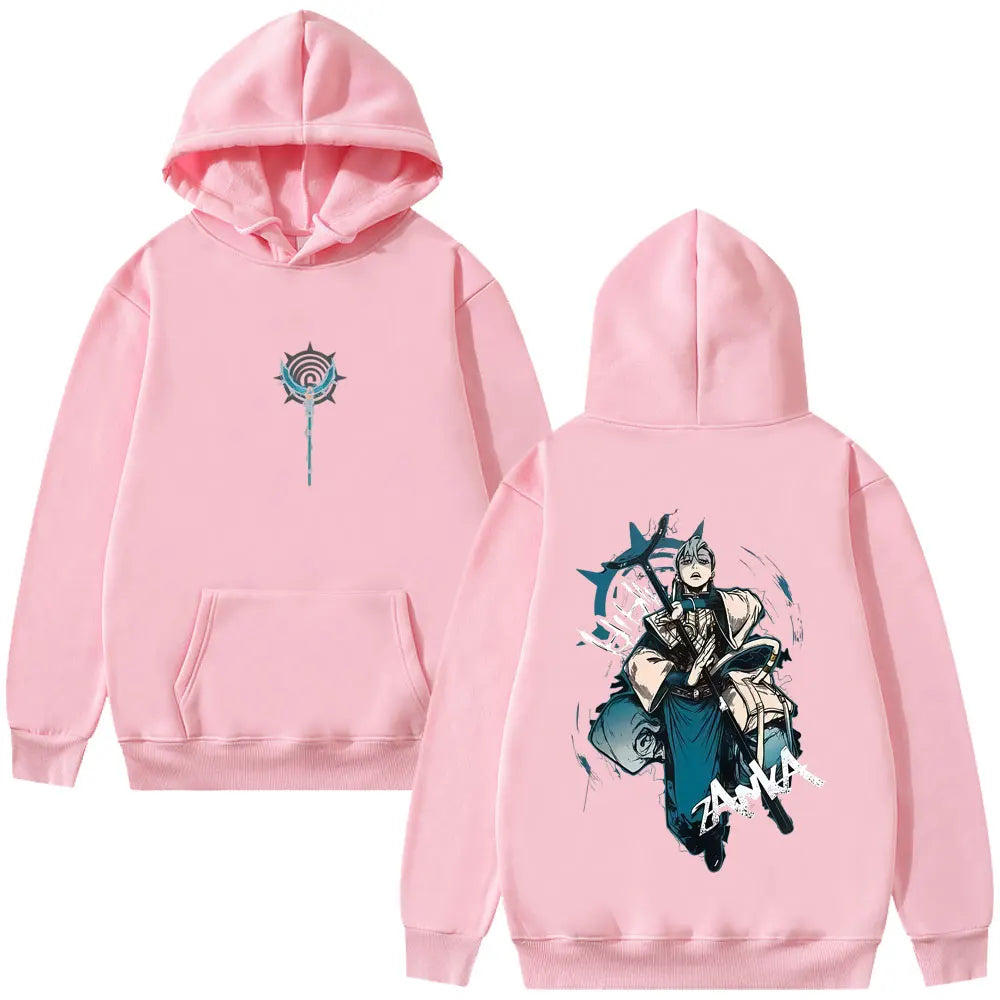 Gachiakuta The Power of Zanka Nijiku Pink Hoodie