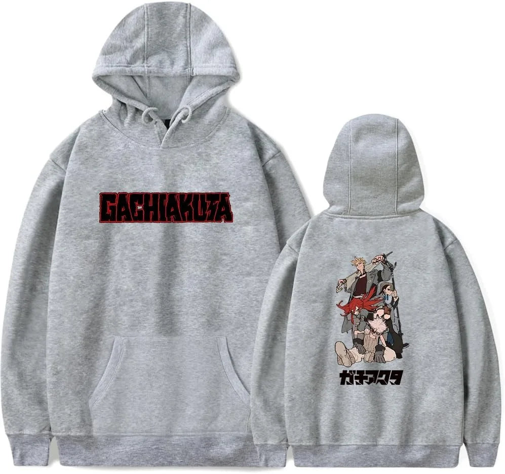 Gachiakuta Gray Hoodie – Rudo & The Cleaners Crew Back
