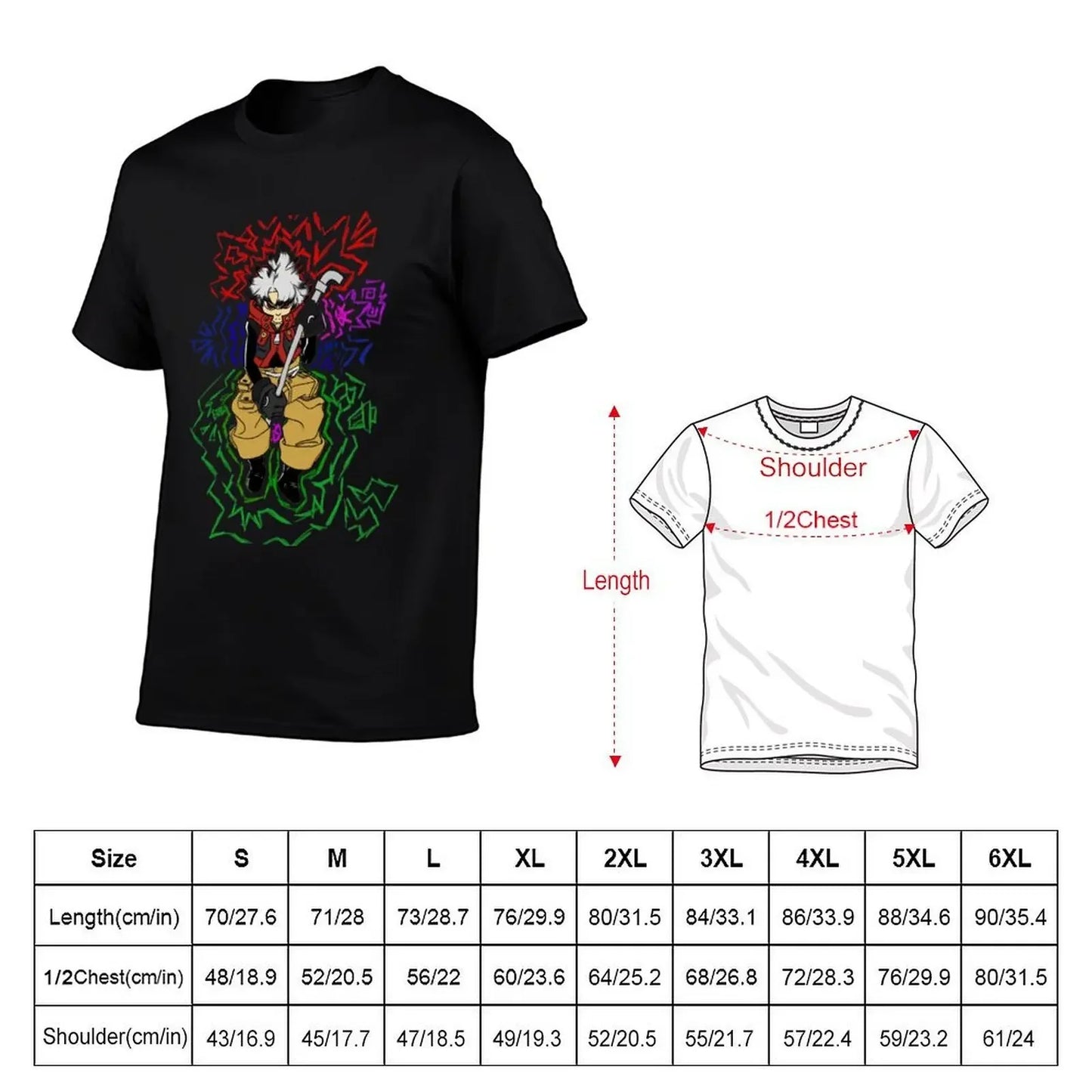 Rudo Surebrec Black T-Shirt Gachiakuta