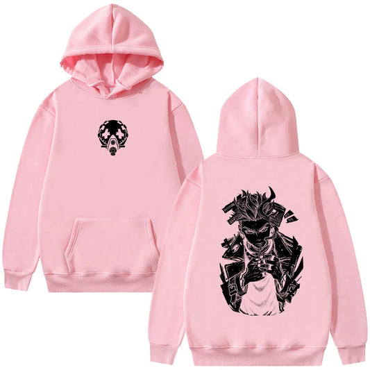 Manga Gachiakuta Enjin Cleaners Pink Hoodie