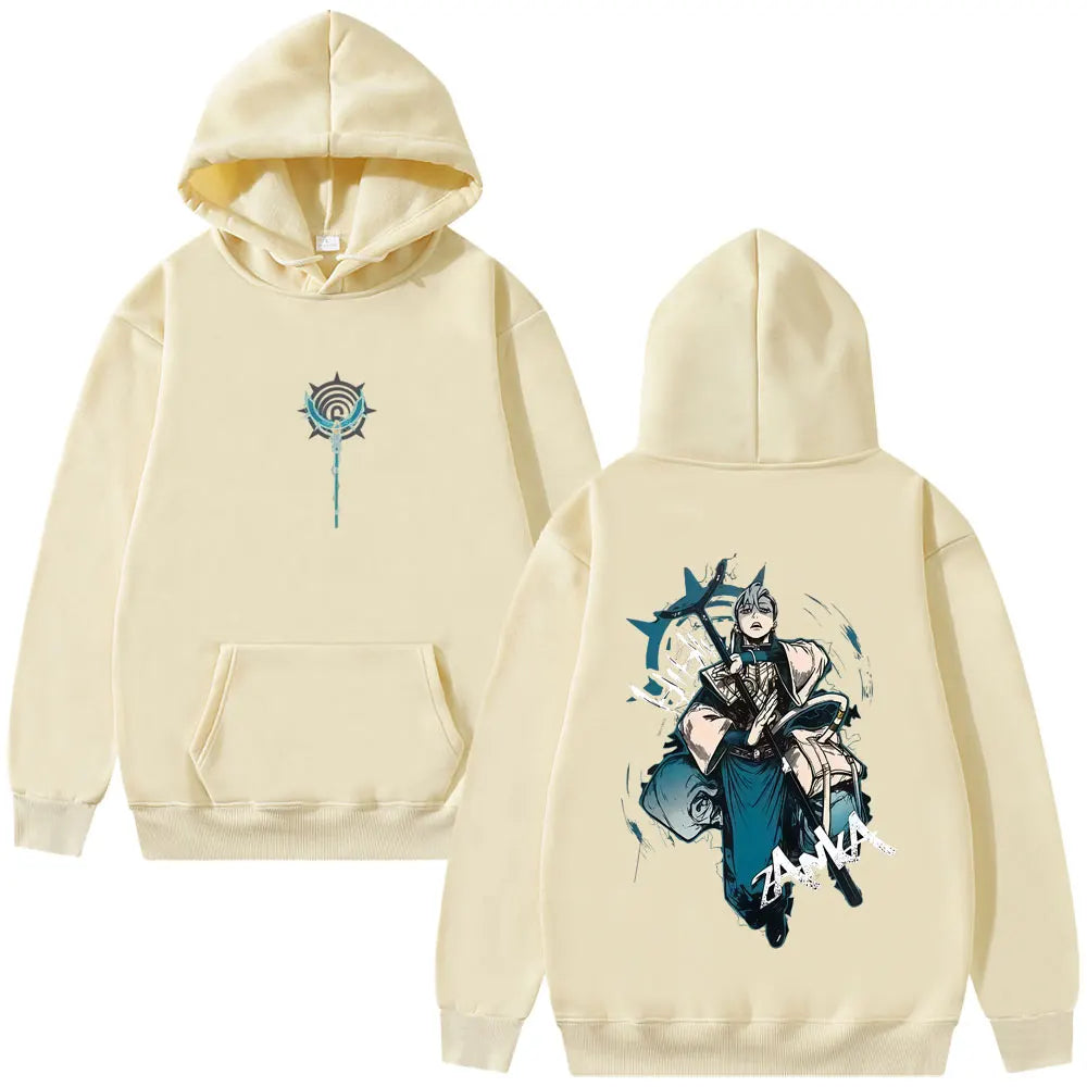 Gachiakuta The Power of Zanka Nijiku Beige Hoodie