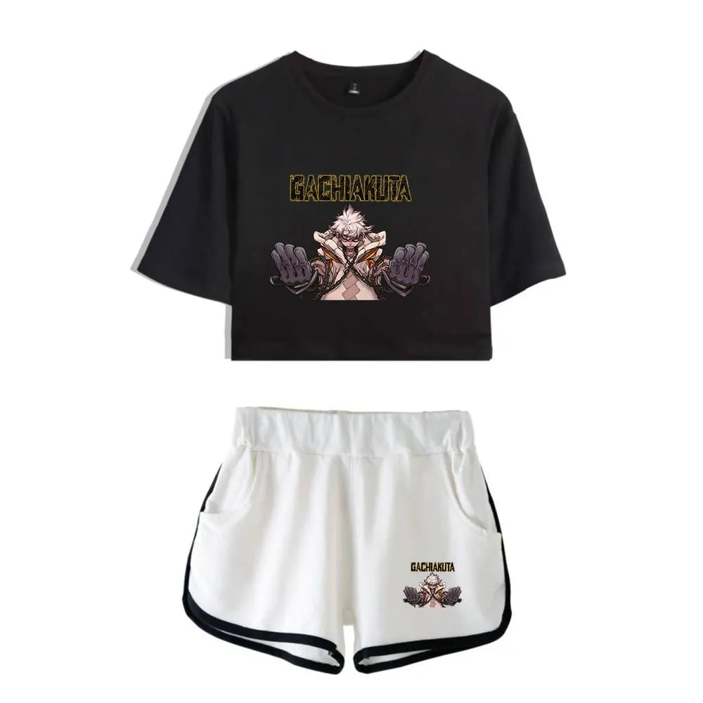 Gachiakuta Rudo Surebrec Pajama Set – Black x White Women