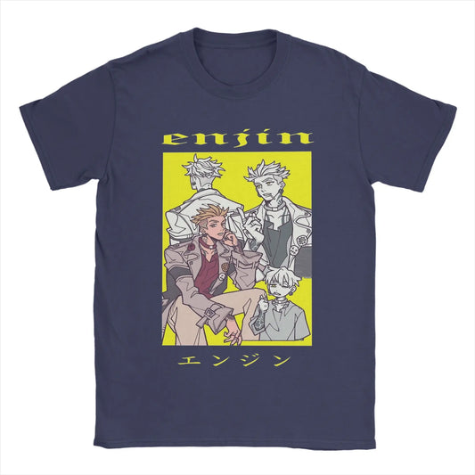 Gachiakuta Enjin Navy Blue T-Shirt