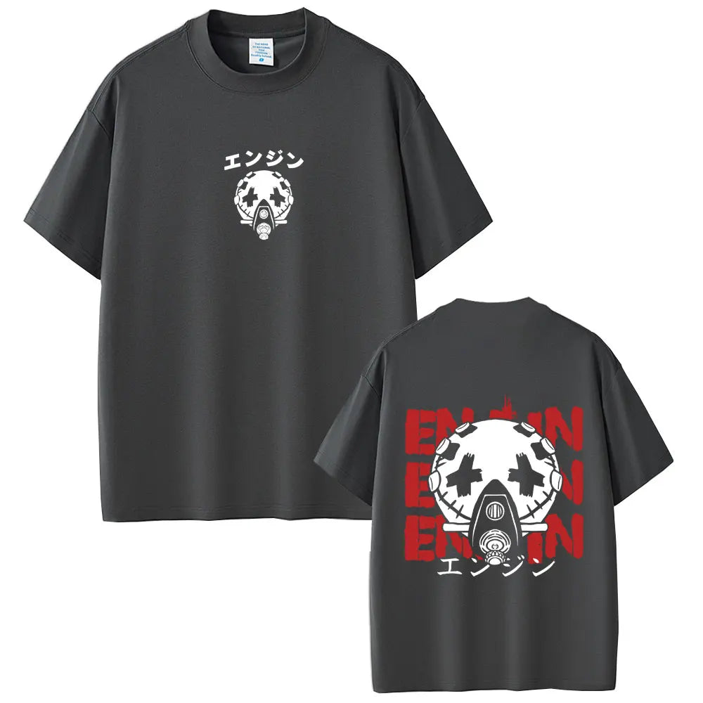 Anime Gachiakuta Enjin "エンジン" Dark Grey T-Shirt