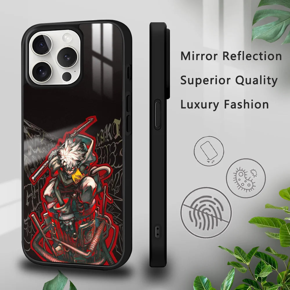Gachiakuta Rudo Eye iPhone Case Red Shattered