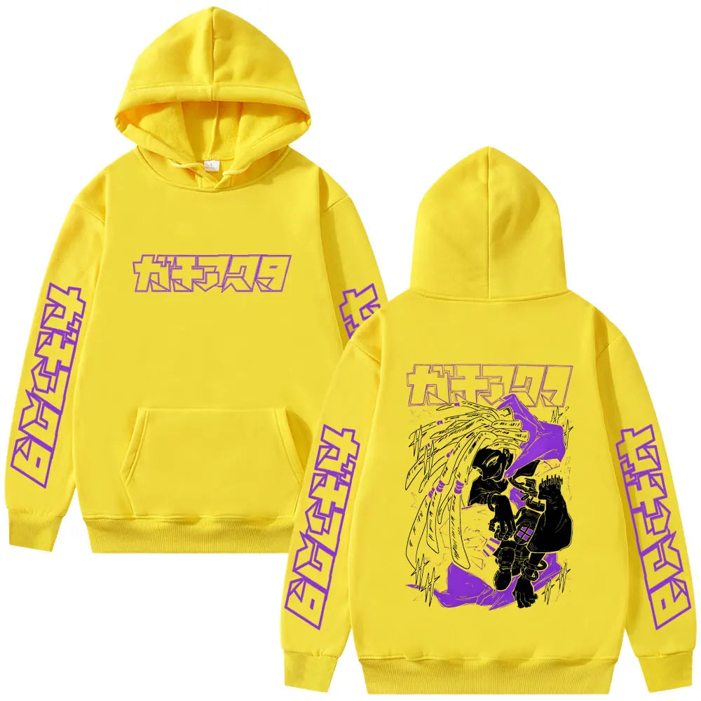 Anime Gachiakuta Jabber Wonger Yellow Hoodie