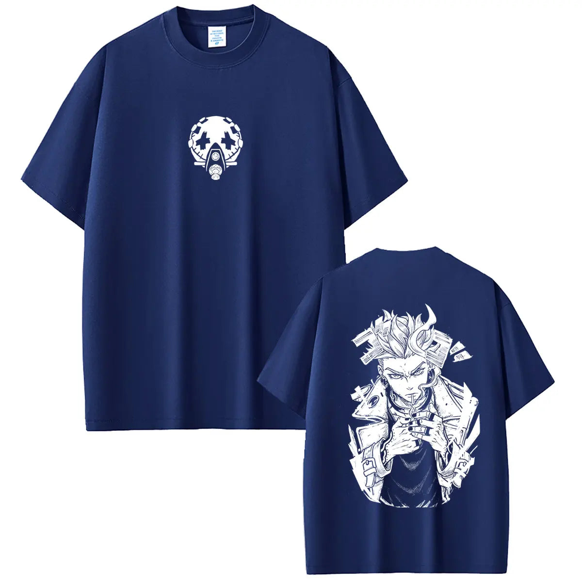 Gachiakuta Enjin Team Akuta Navy Blue T-Shirt