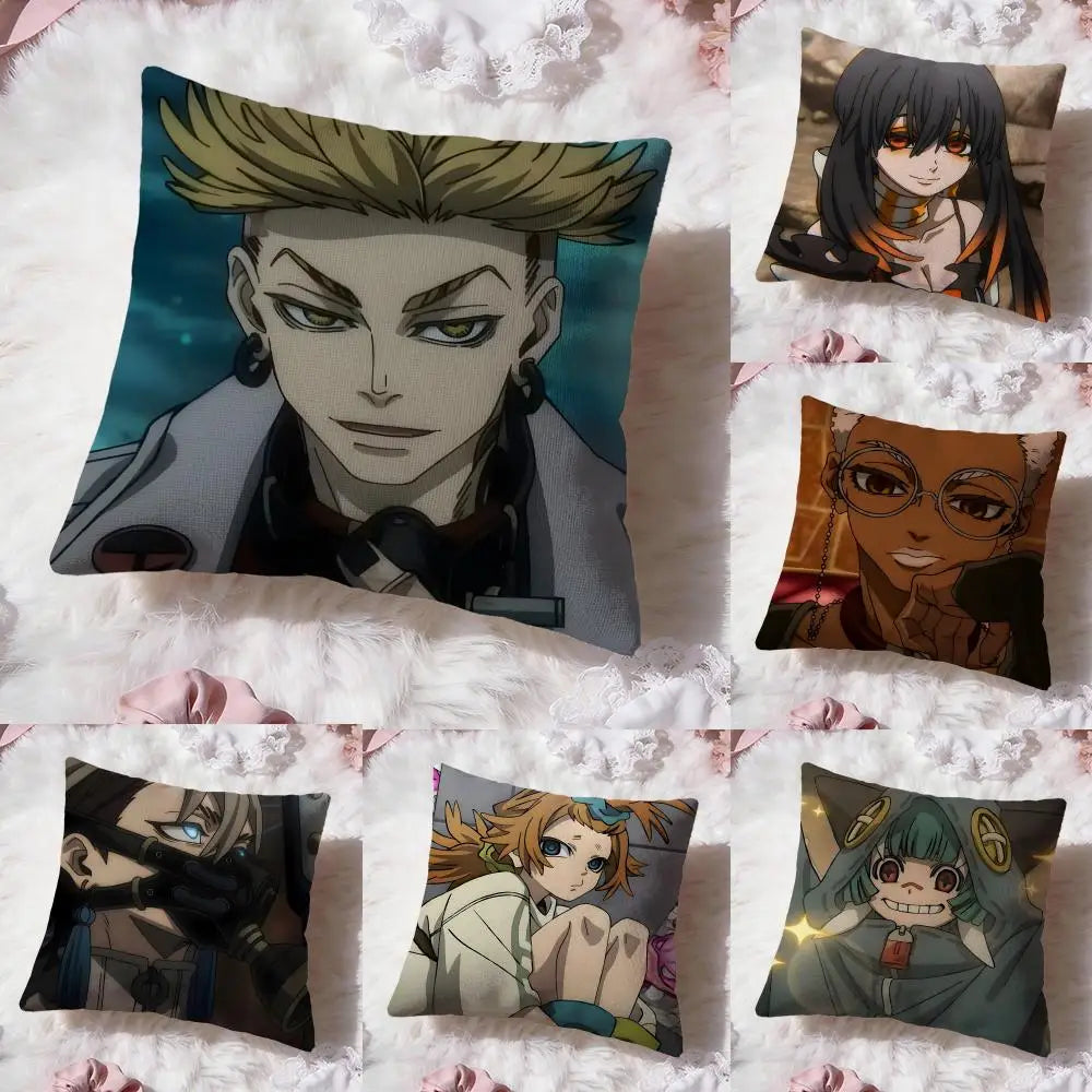 Gachiakuta Rudo Surebrec Library Portrait Decorative Throw Pillow