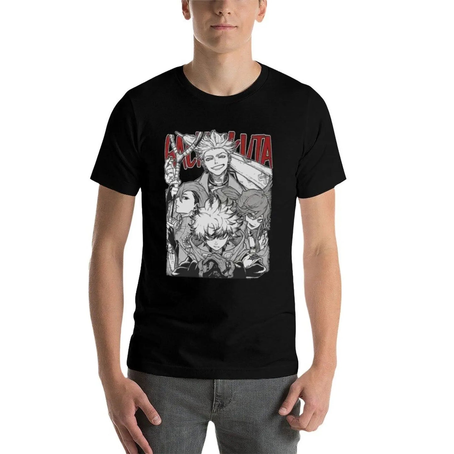 White Anime Gachiakuta The Cleaners Team T-Shirt