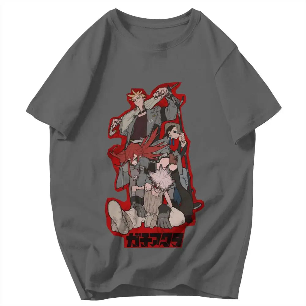 Gachiakuta Dark Grey T-Shirt – Rudo & The Cleaners Team