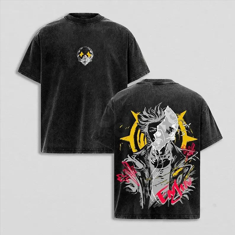 Gachiakuta Enjin Graffiti Black T-Shirt