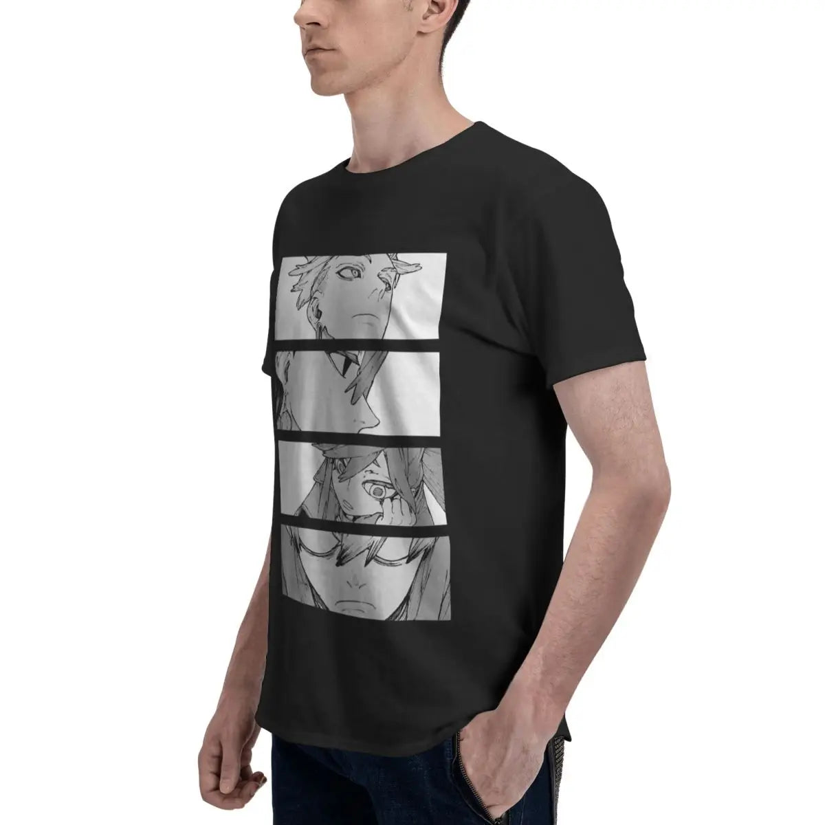 Gachiakuta Manga Panel Brown T-Shirt