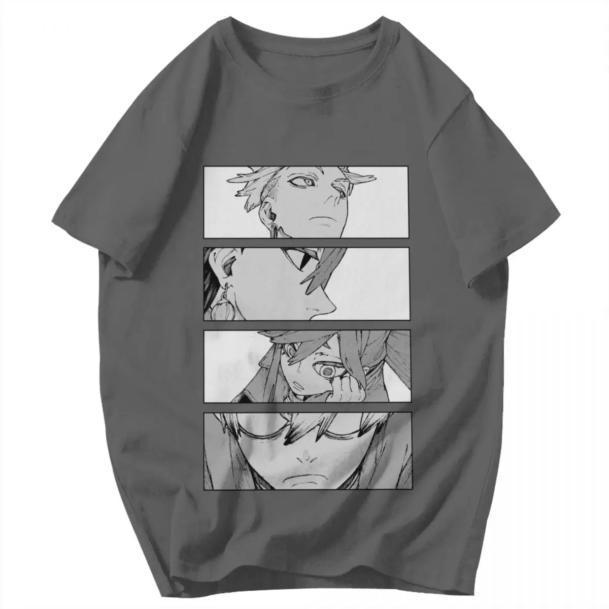 Gachiakuta Manga Panel Dark Grey T-Shirt