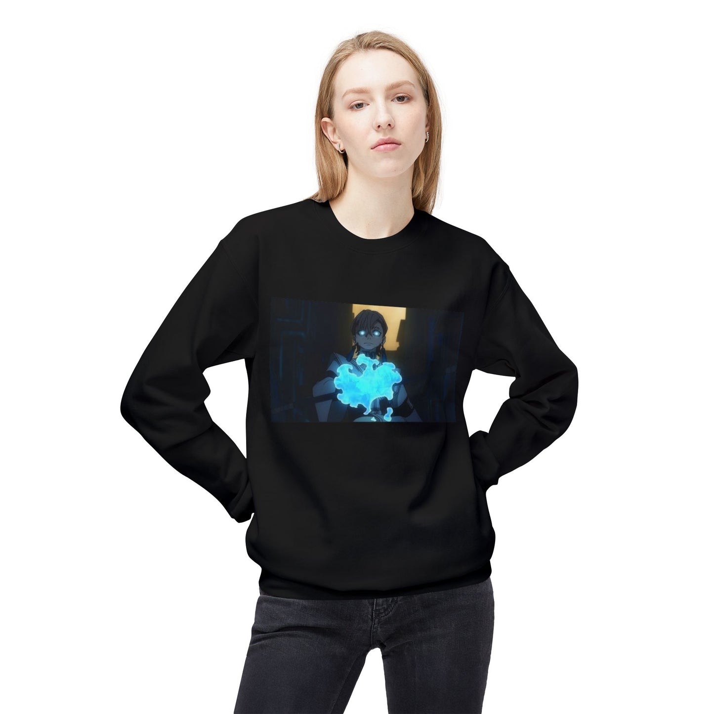 Gachiakuta Anime Zanka Nijiku Black Sweatshirt