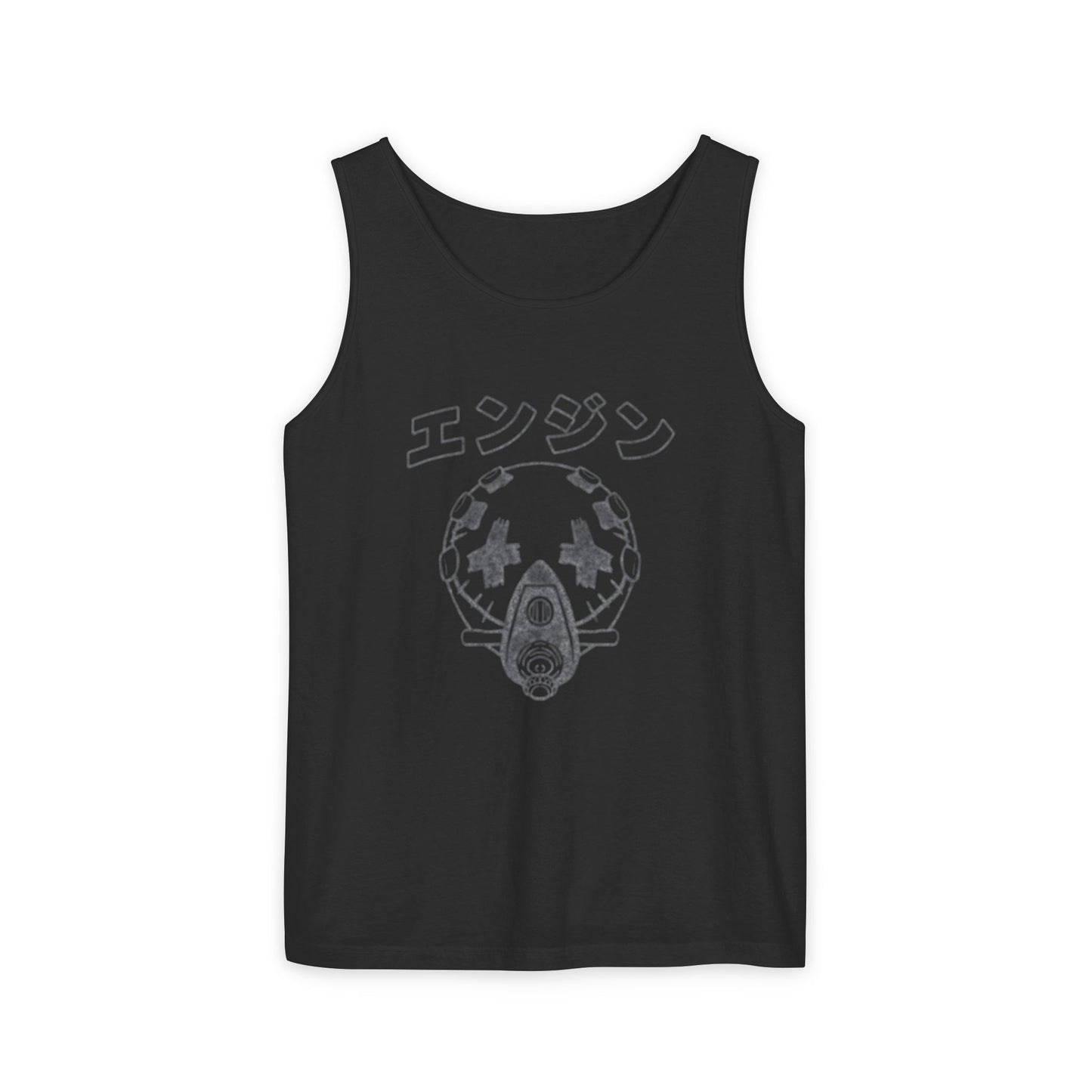 Gachiakuta Anime Enjin Mask Tank Top Black