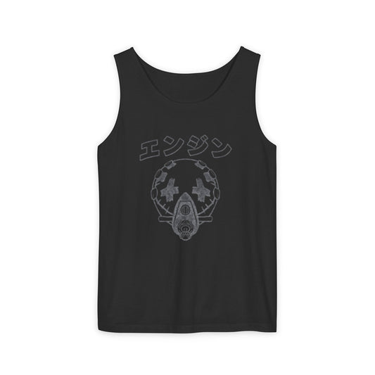 Gachiakuta Anime Enjin Mask Tank Top Black