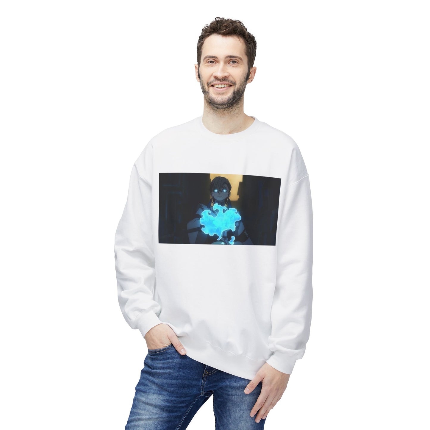 Gachiakuta Anime Zanka Nijiku White Sweatshirt