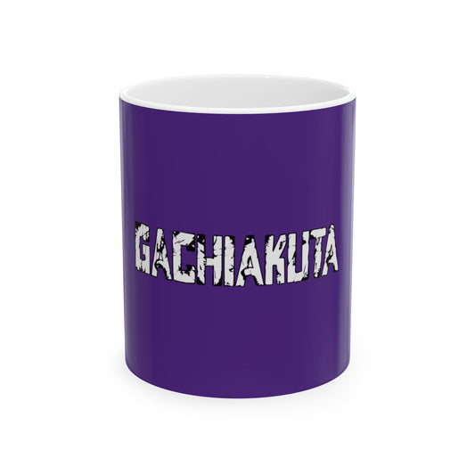 Gachiakuta Anime Logo Purple Mug