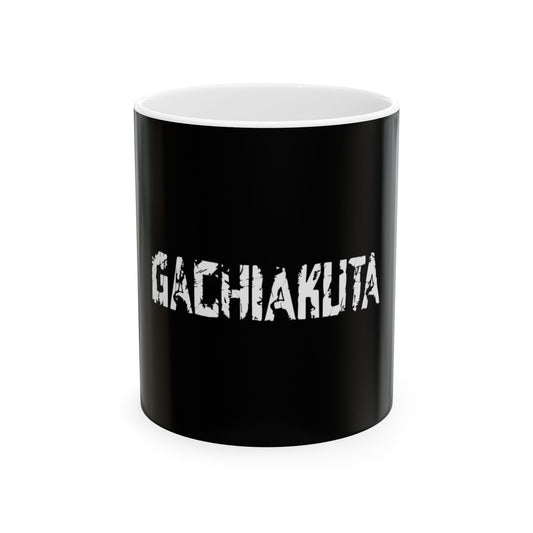Gachiakuta Anime Logo Black Mug