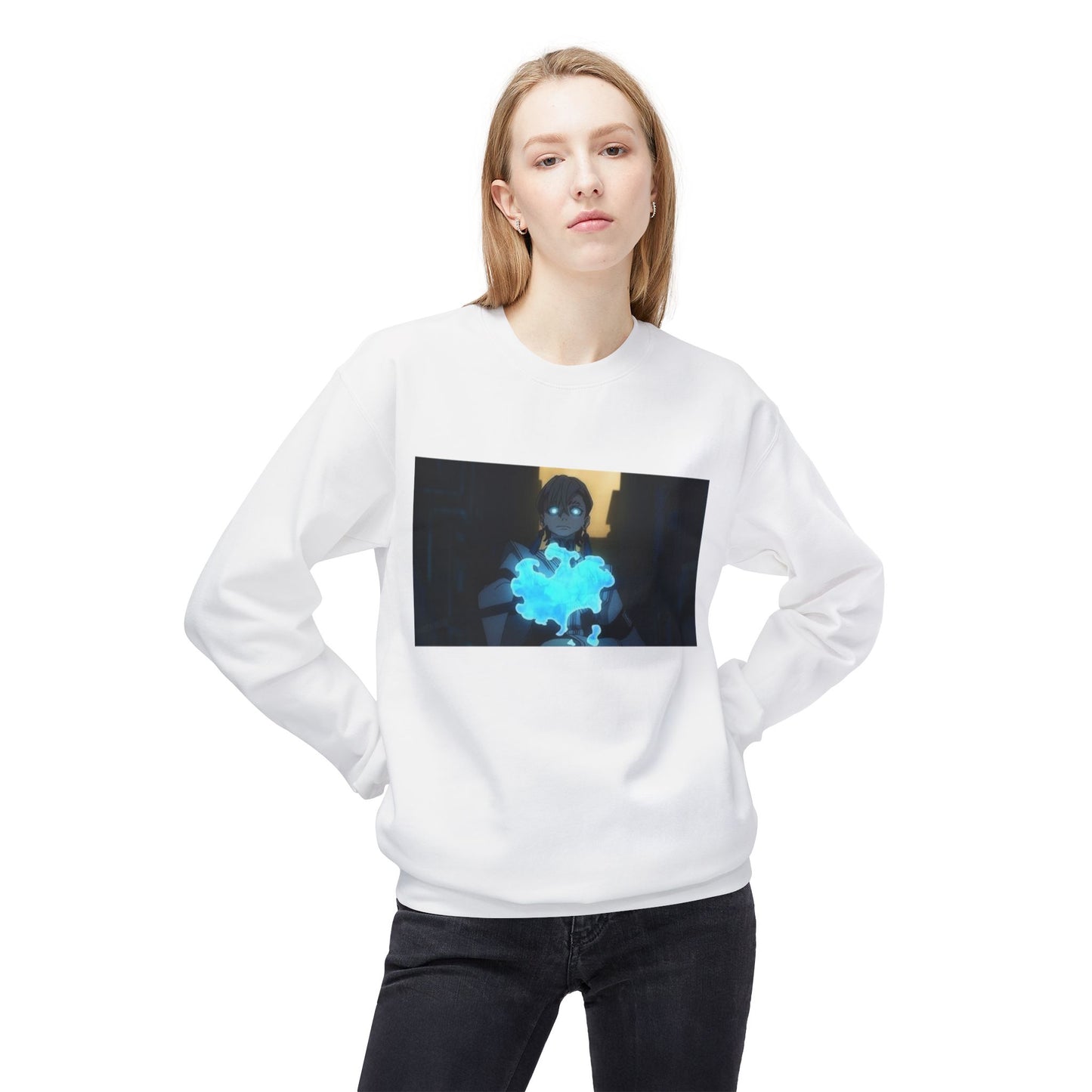 Gachiakuta Anime Zanka Nijiku White Sweatshirt
