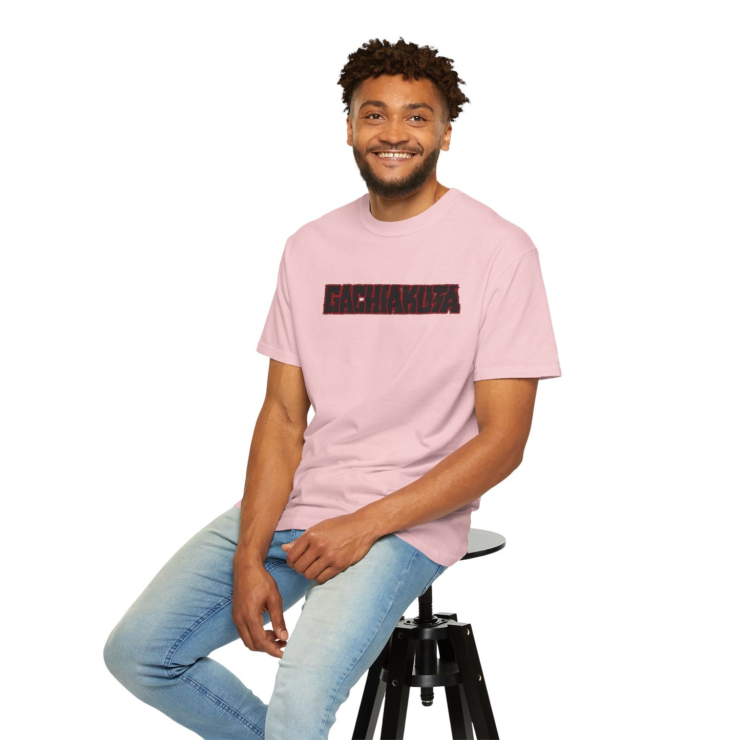 Gachiakuta Anime Pink T-Shirt Team Cleaners