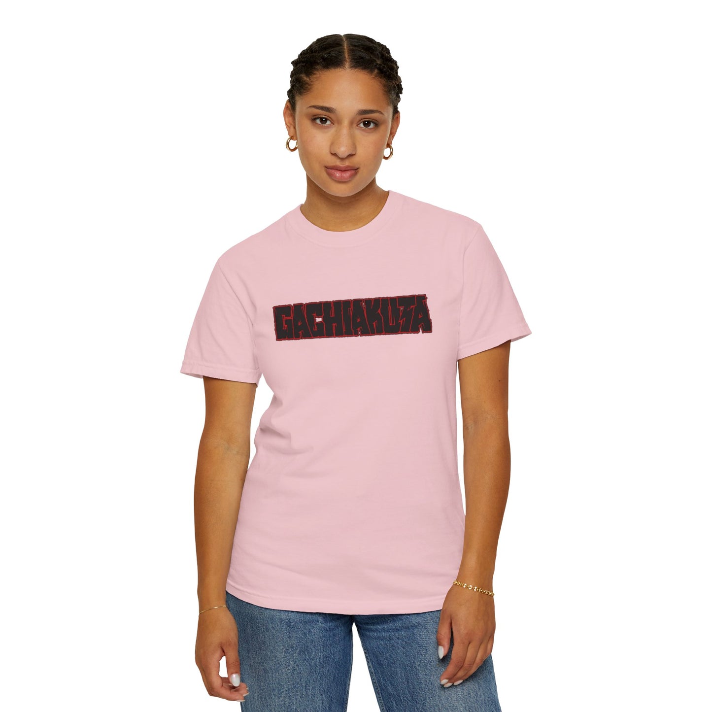 Gachiakuta Anime Pink T-Shirt Team Cleaners