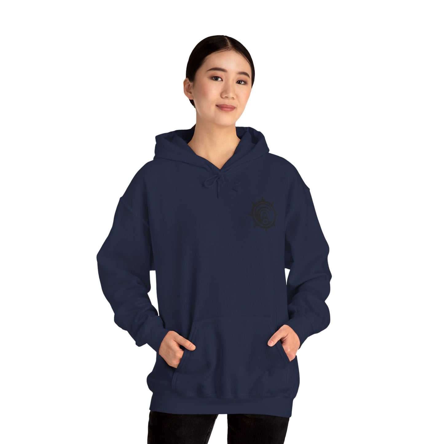 Gachiakuta Cleaners Symbol Hoodie Navy Blue