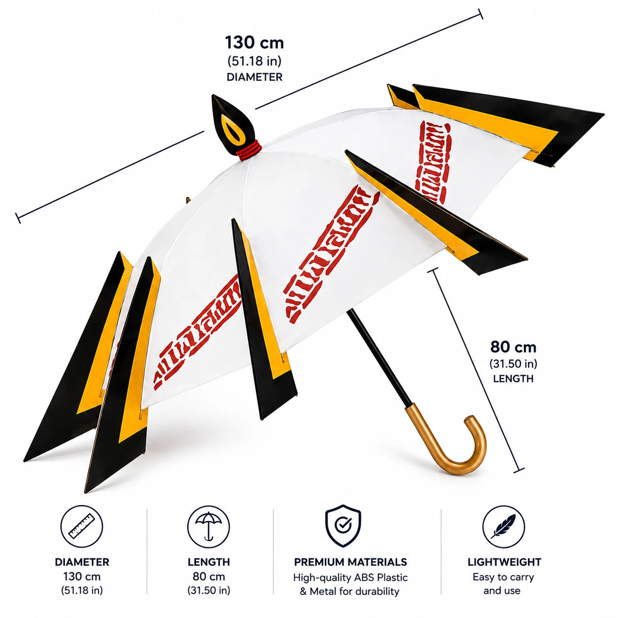 Gachiakuta Enjin Umbrella 130cm Cosplay Prop