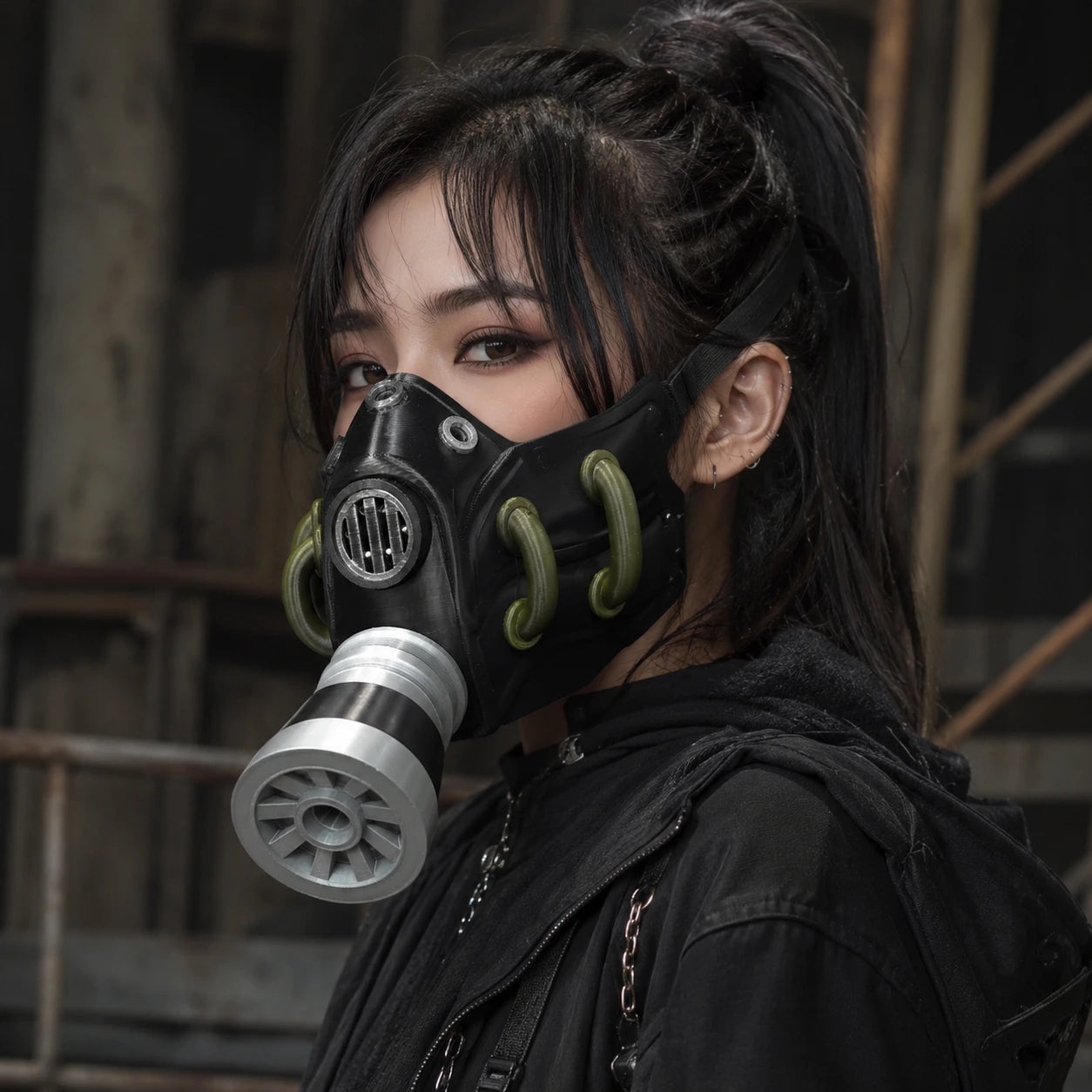 Anime Gachiakuta Riyo Cosplay Mask