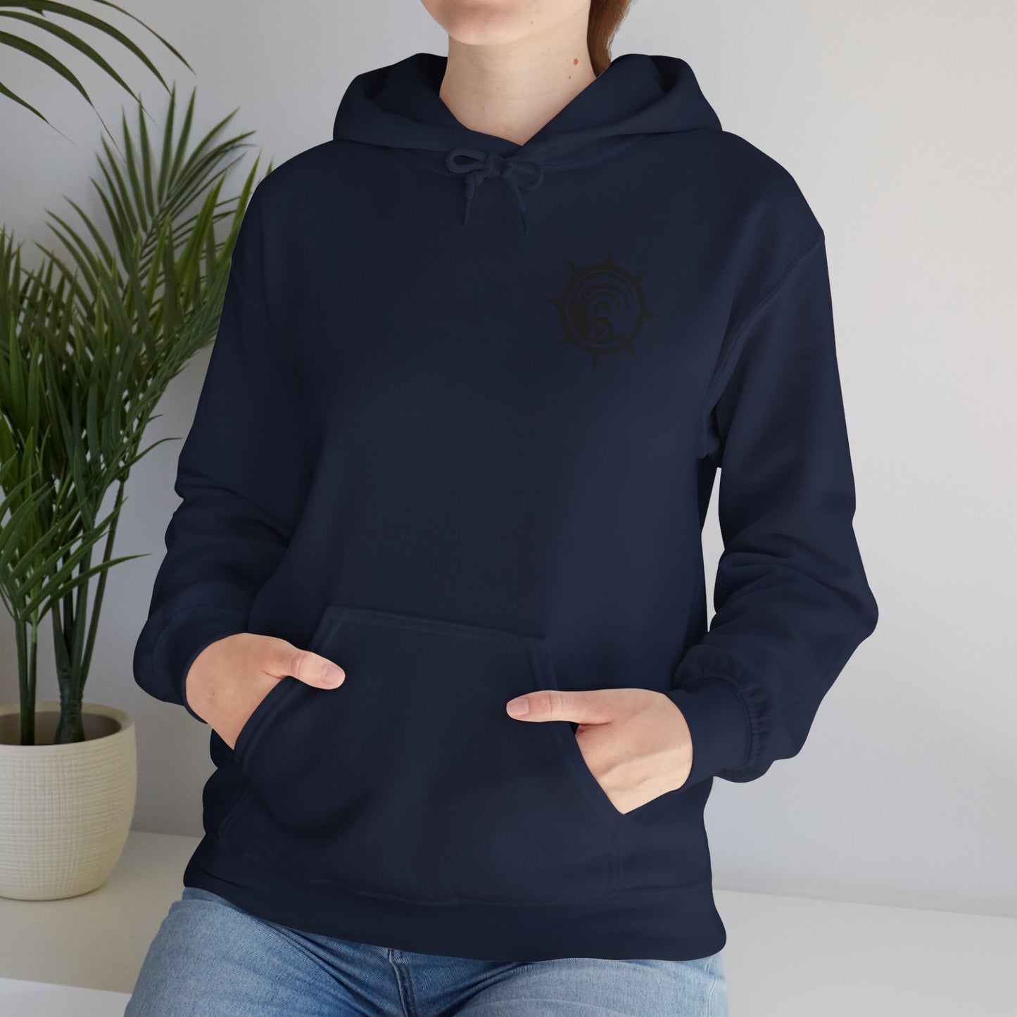 Gachiakuta Cleaners Symbol Hoodie Navy Blue