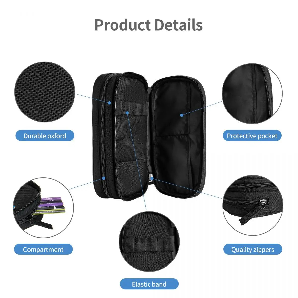 Gachiakuta Cleaner Team Monster Black Pencil Case