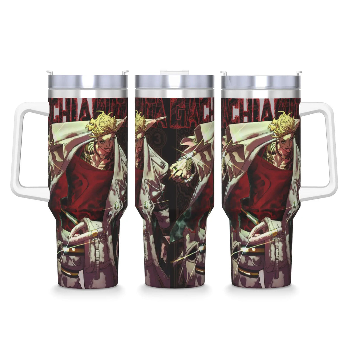 Gachiakuta Enjin Red Coat Umbreaker 40oz Stainless Steel Tumbler